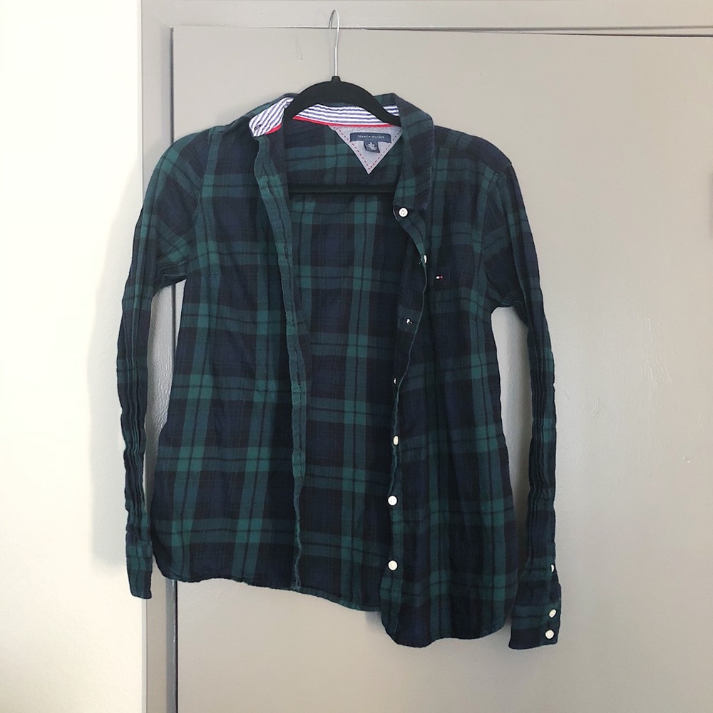 Tommy Hilfiger button up flannel